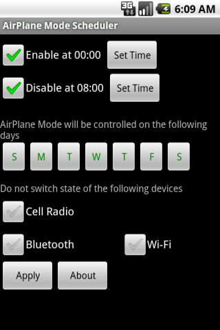 StudioKUMA AirPlane Scheduler Android Communication