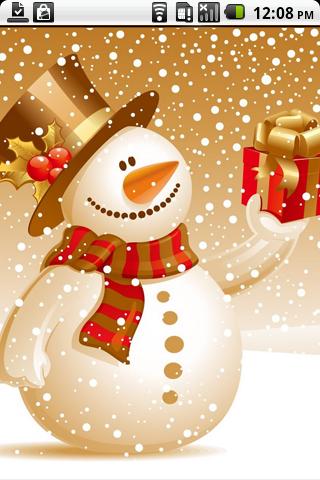 Snowman Live Wallpaper Android Personalization
