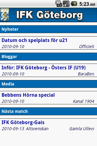IFK Göteborg Android Sports