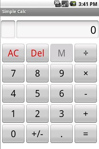 Simple Calc Android Tools
