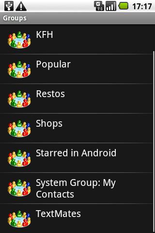 GroupText (Android 1.5) Android Communication