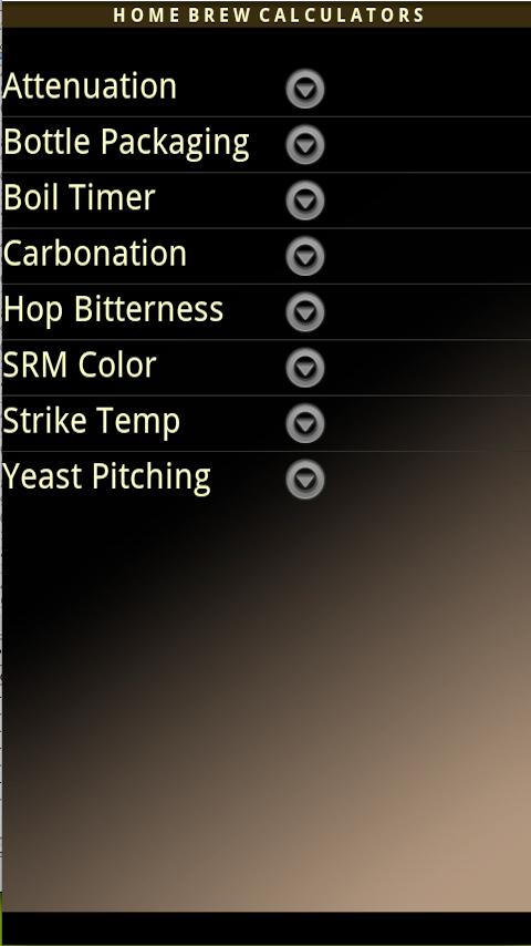 Home Brew Calculators Android Lifestyle