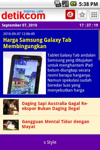 detikcom Android News & Weather