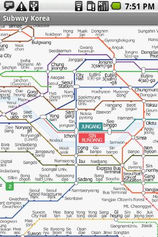 seoul subway map Android Travel