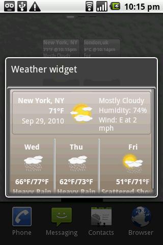 Weather Widget Android News & Magazines