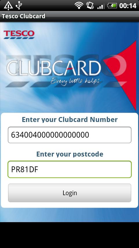 Tesco Clubcard Android Shopping
