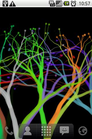 Plasma Tree Live Wallpaper Android Themes