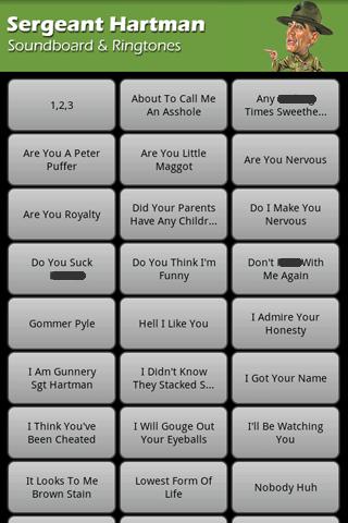 Sergeant Hartman Soundboard Android Entertainment