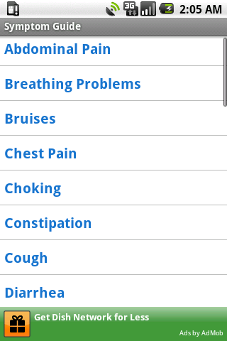 Symptom Guide Android Tools
