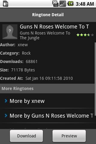 Guns N Roses Ringtones Android Entertainment