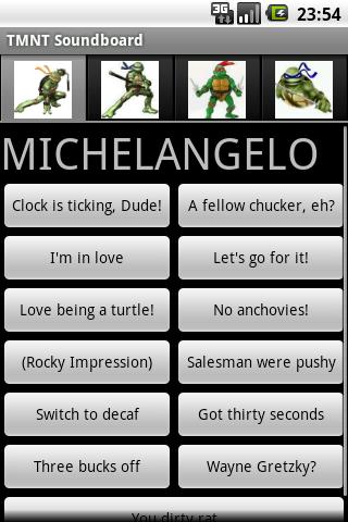 Mutant Ninja Turtle Soundboard