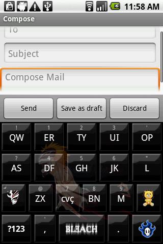 Bleach Ichigo Keyboard Skin Android Themes