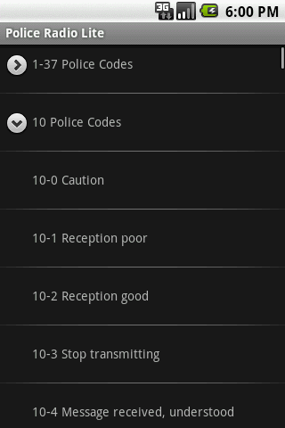 Police Radio Lite Android Communication