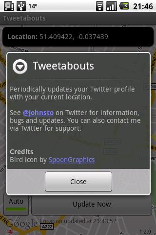 Tweetabouts Android Social