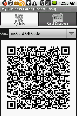 My Business Cards Lite Android Productivity