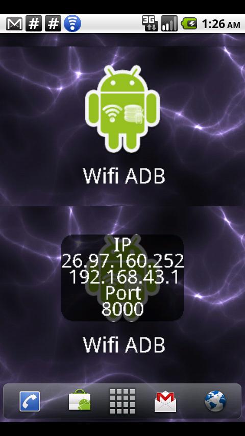 ADB over WIFI Widget Android Tools