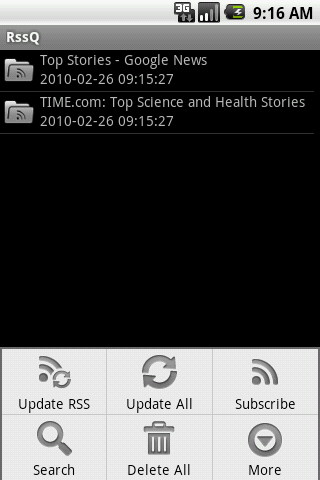 RssQ Android News & Weather