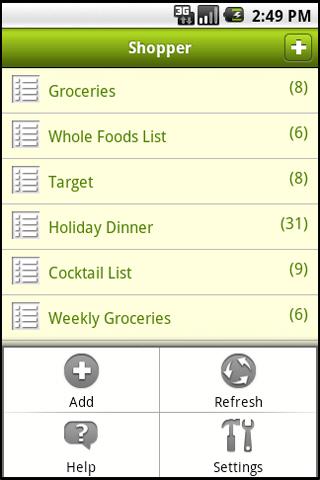 Shopper – Shopping List Android Shopping