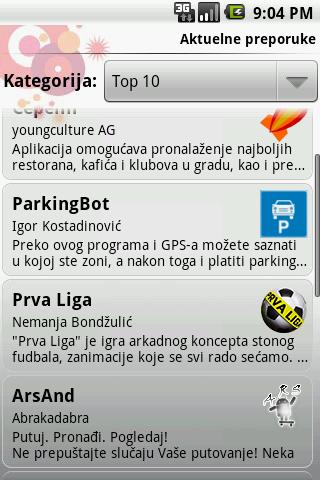 Android Vip Meni