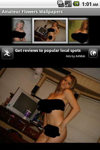 Hot Amateur Girls and FLOWERS! Android Themes