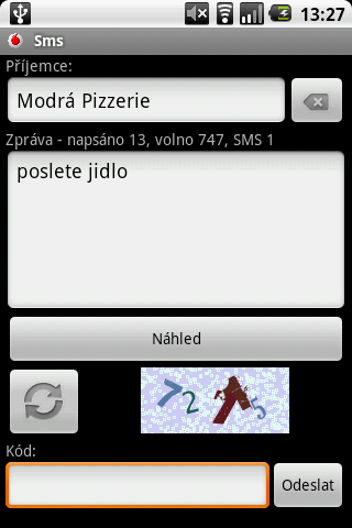Vodafone CZ SMS Android Communication