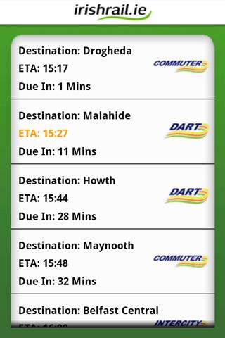 Next Train Ireland Free Android Transportation