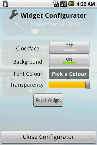 Time Widget Android Tools