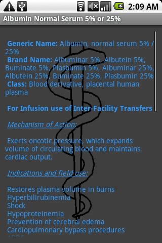 ALS Drug Profiles Android Reference