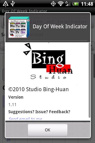 Day of Week Indicator Android Tools