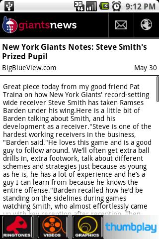 Giants News (NFL) Android Sports