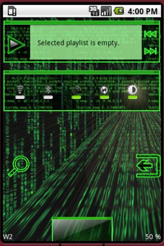 Open Home Skin MATRIX Android Entertainment