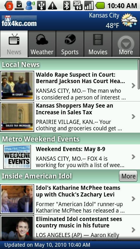 WDAF Fox 4 KC Android News & Weather
