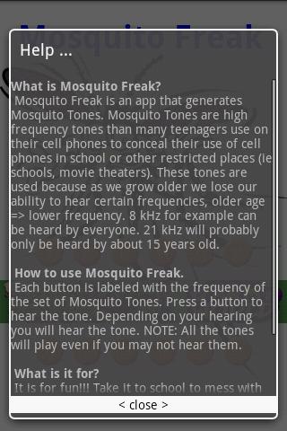 Mosquito Freak Android Multimedia