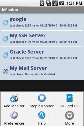 bMonitor Server Monitor Android Tools