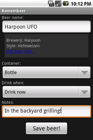 Remembeer Android Lifestyle