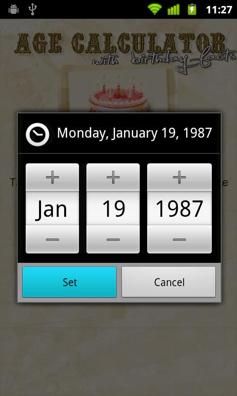 Age Calculator Birthday Facts Android Tools