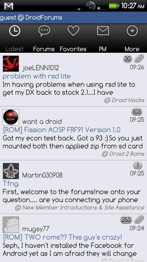 Droid Forums Android Social