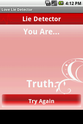 Love Lie Detector Android Social