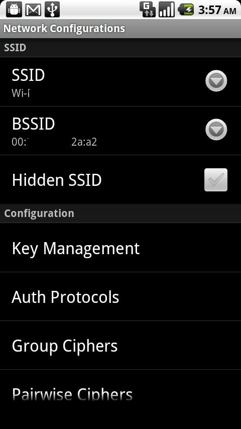 WiFi Advanced Config Editor Android Tools