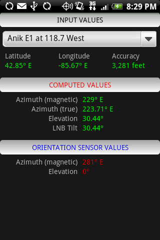 Satellite Finder