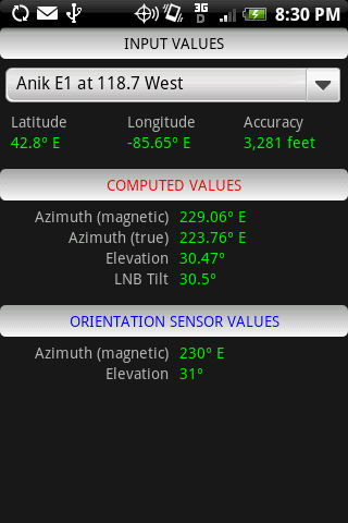 Satellite Finder Android Tools