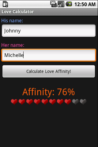 Love Calculator PRO Android Entertainment