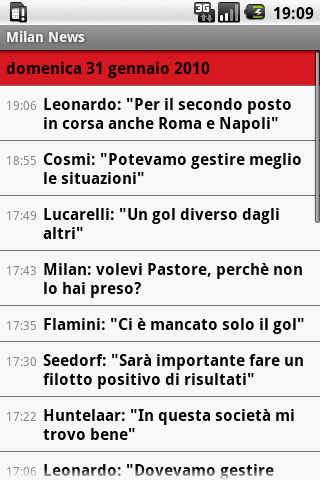 Milan News Android Sports