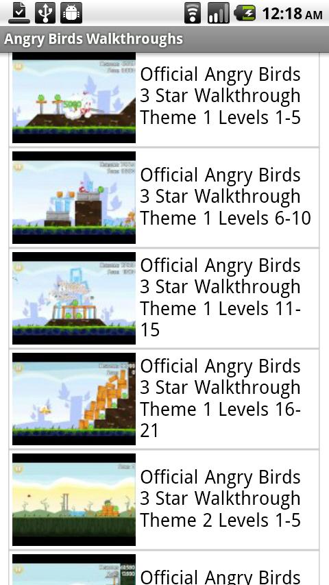 Angry Birds Walkthrough