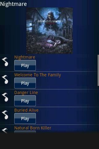 Nightmare – Avenged Sevenfold Android Entertainment