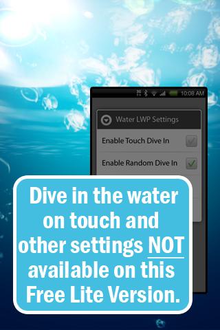Water Live Wallpaper Beta Android Themes