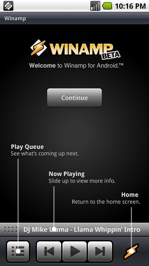 Winamp Android Multimedia