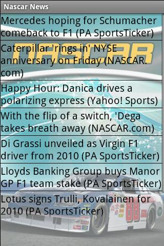NASCAR NEWS Android Sports
