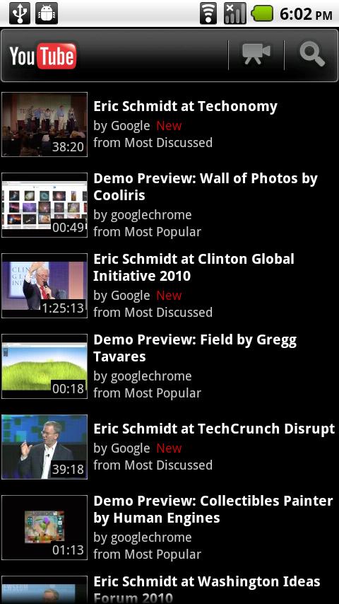 YouTube Android Multimedia