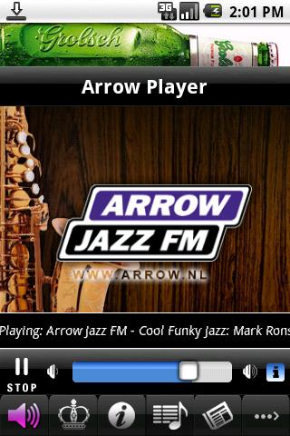 Arrow Jazz FM Android Entertainment